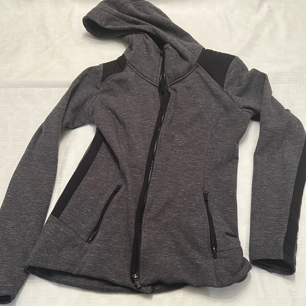 Cozy athleta zip-up hoodie